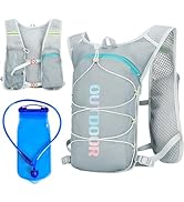 Hydration Backpack with 2L Water Bladder, Water Bottle Backpack for Women&amp;Men,5 oz Ultra Lightwei...