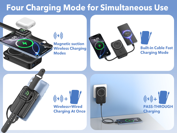 Four Charging Mode for Simultaneous Use