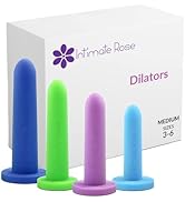 Intimate Rose Medium 4-Pack Silicone Dilators for Women &amp; Men, Medical Device for Pelvic Pain Rel...