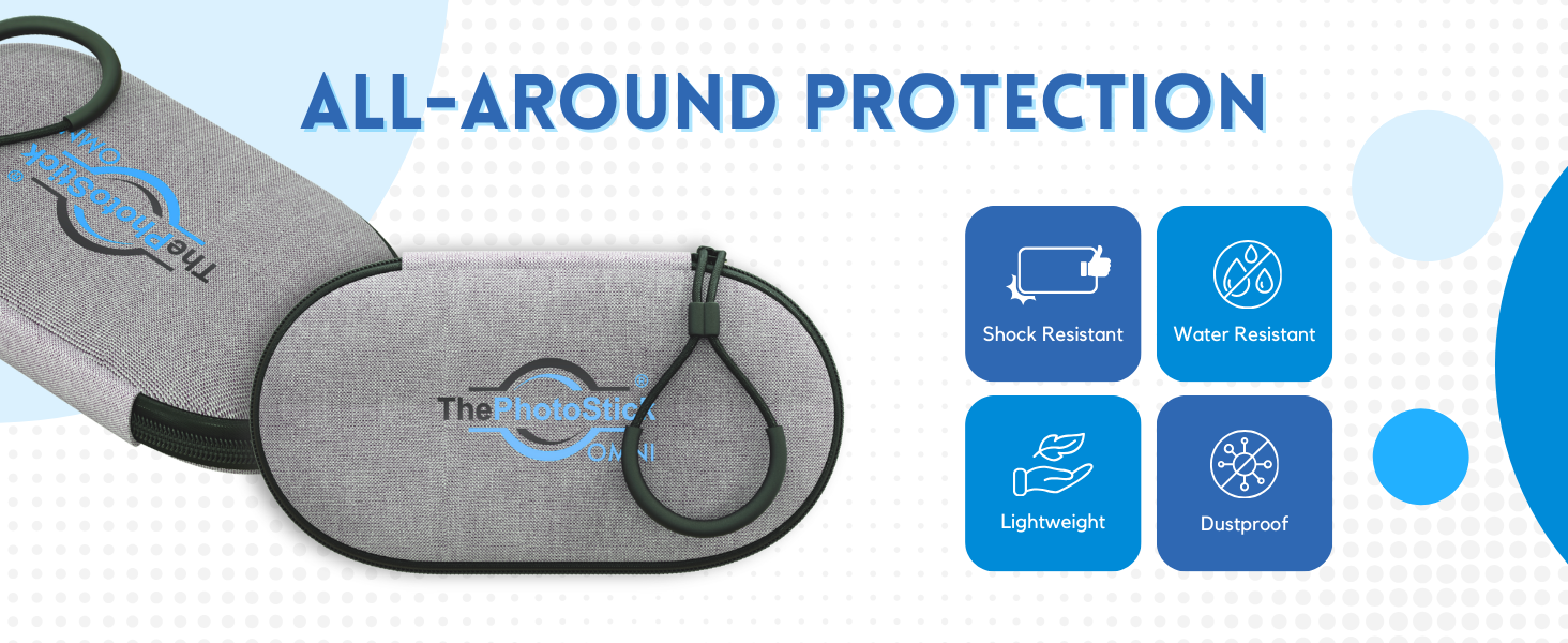 ThePhotoStick Omni Case provides all-around protection.