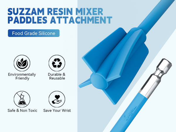SUZZAM RESIN MIXER PADDLES ATTACHMENT