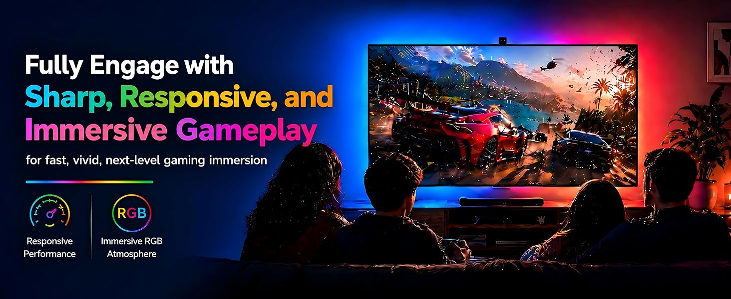 TV LED Backlight Cuttable TV Lights That Change with Sync to Scree