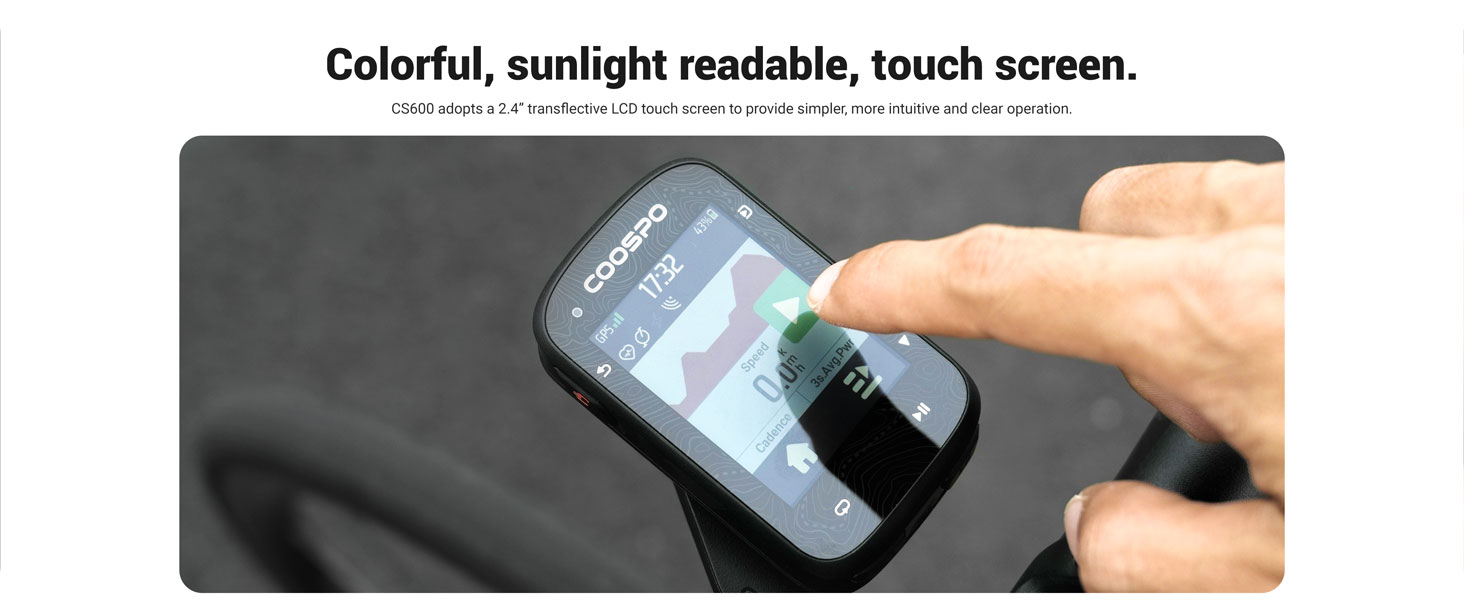 GPS Bike Computer Bike GPS Cycling Computer Bike Speedometer Bike Odometer