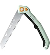 PrunePro Folding Hand Saw SK5 Blade for Tree Trimming Gardening Camping | 3 Adjustable Cutting An...