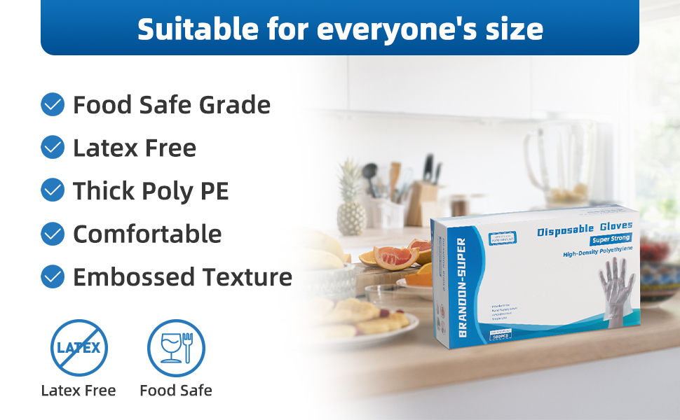Disposable Food Prep Gloves