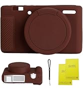Camera Case for Sony ZV-1,ZV1 Camera Soft Case Cover Rubber Camera Sleeve with Removable Lens Cov...