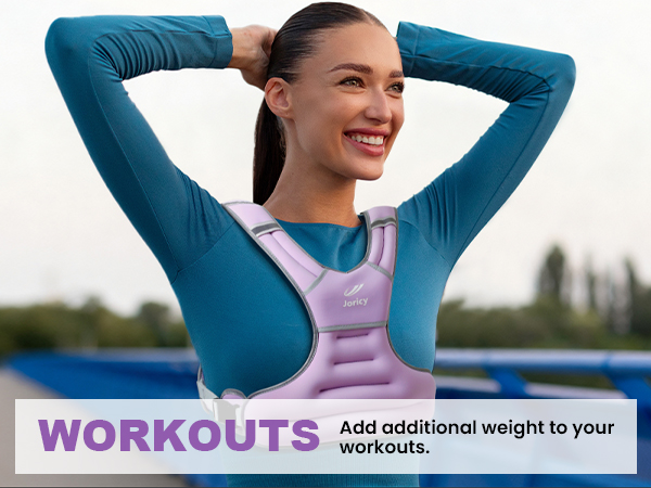 Weighted Vest for Women Men Weight Training Vest for Workout Running Walking Exercise Weight Loss