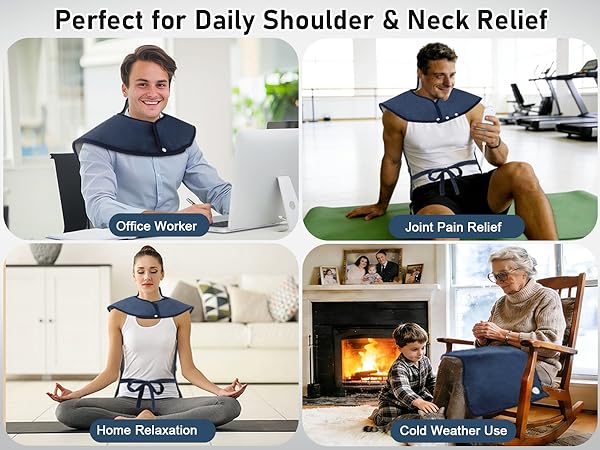 soft heating pad heating pad wrap heating pad for back and neck heating pad for women