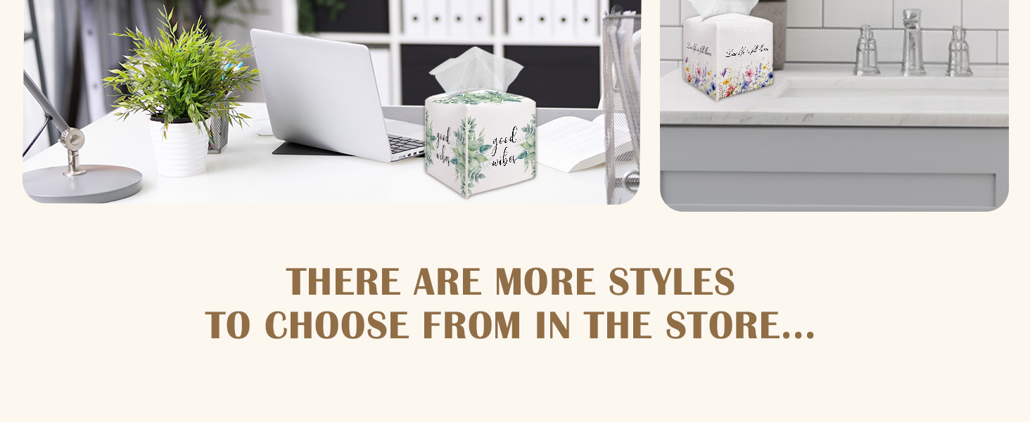 there are more styles to choose from in the store...