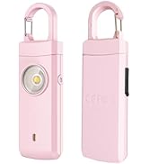 Rechargeable Personal Alarm for Women 130 dB Siren and Strobe Light for Students Joggers Girls (P...