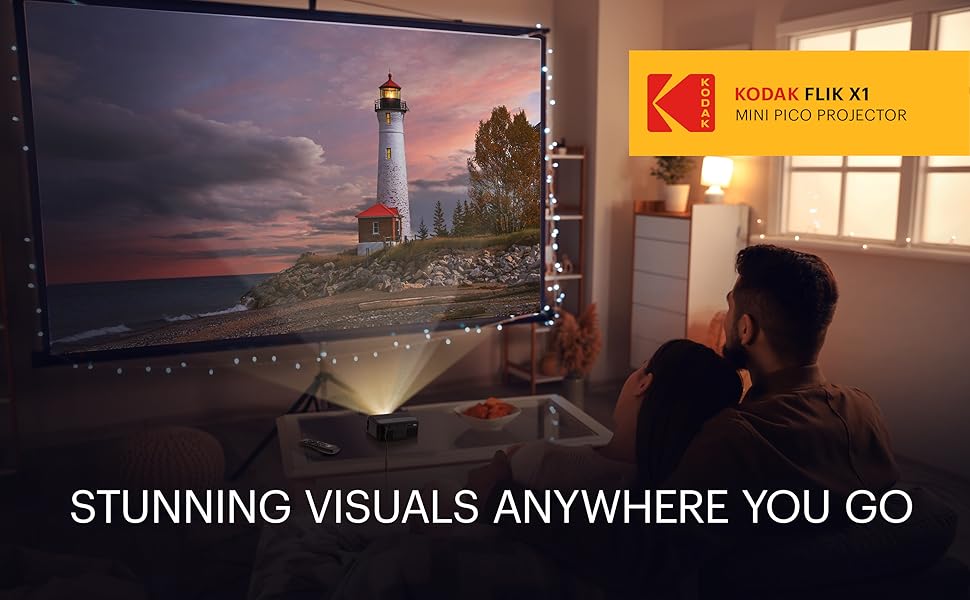 Kodak Flik X1 mini portable gift kids projector 