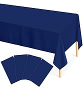 Navy Plastic Tablecloth Disposable