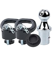 Lrichy 60618 Puck System Gooseneck Hitch Kit 30K 2-5/16-In Ball Kit for Dodge Ram 2500 Dodge Ram ...