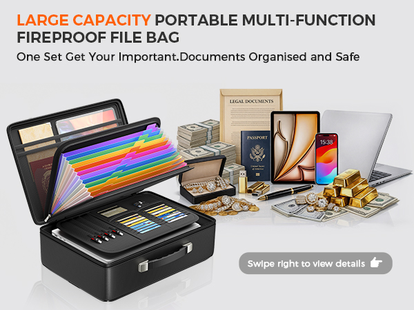 fire proof file box for documents