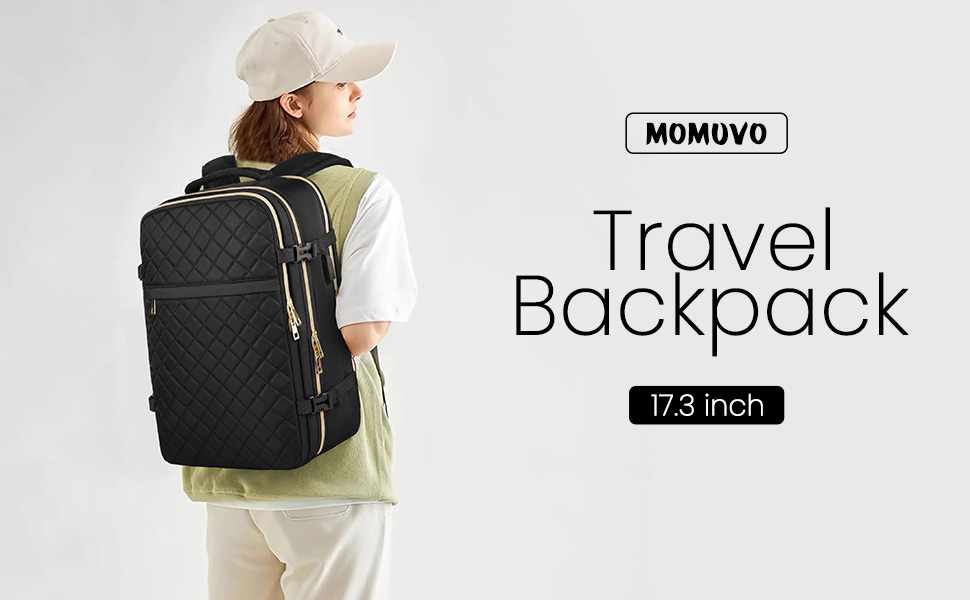 Large Travel Backpack Women, Flight Approved Carry On Backpack