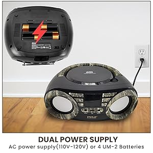 Portable CD Player Bluetooth Boombox Speaker