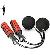 APLUGTEK Jump Rope, Training Ropeless Skipping Rope for Fitness, Adjustable Weighted Cordless Jum...