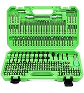 SWANLAKE 232PCS Ultimate Screwdriver Bit Set,Chrome Vanadium Steel Driver Bit Set, Includes Secur...