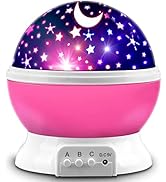 MOKOQI Star Projector, Night Light Lamp Fun Gifts for 1-4-6-14 Year Old Girls and Boys Rotating S...