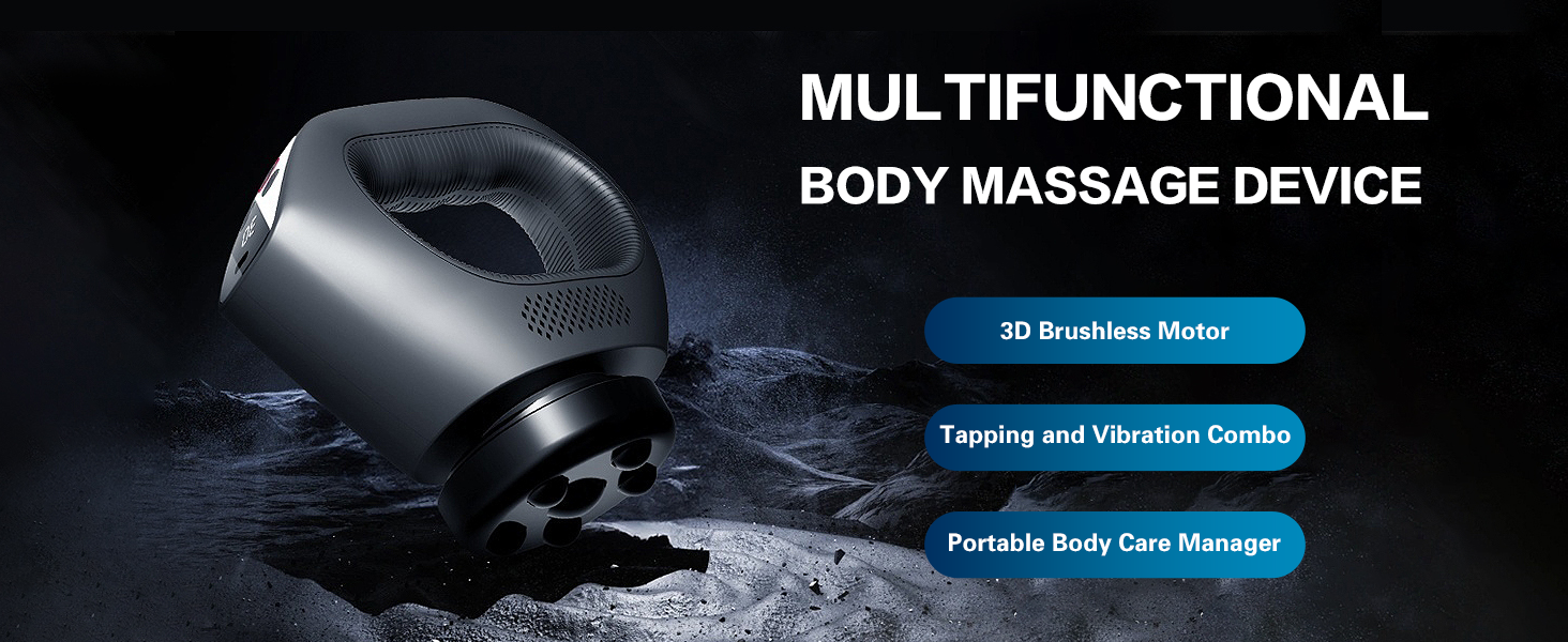3d rotating massage gun