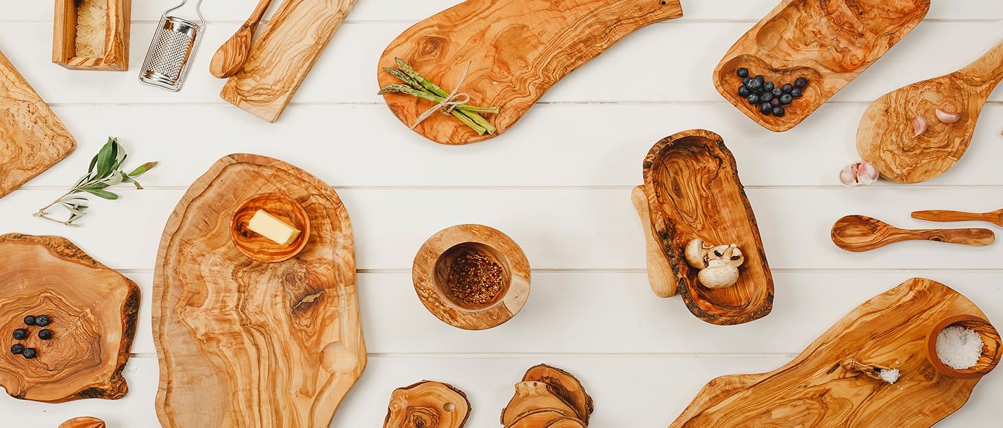 naturally med olive wood cutting board charcuterie board handcrafted natural mortar pestle foodie