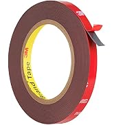 Double Sided Tape Heavy Duty, Waterproof Mounting Foam Tape, 33ft Length, 0.4in Width, Strong Adh...