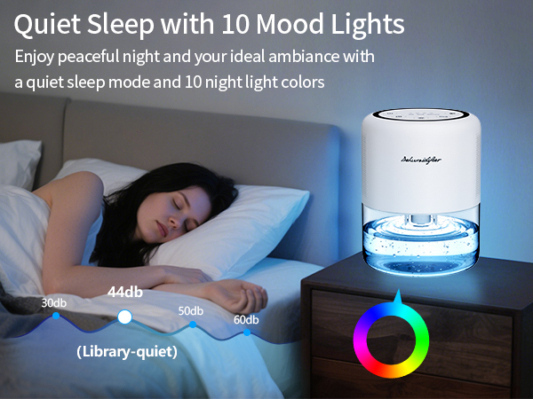 Quite Sleep with 10 Mood Lights