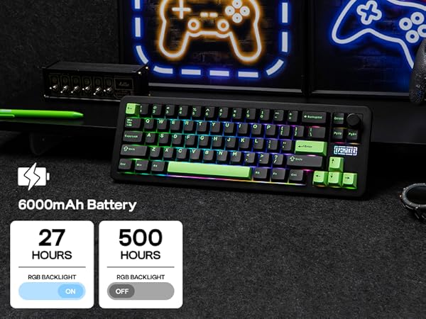 Galaxy68 Wireless Mechanical Keyboard in Aluminum with QMK/VIA Support