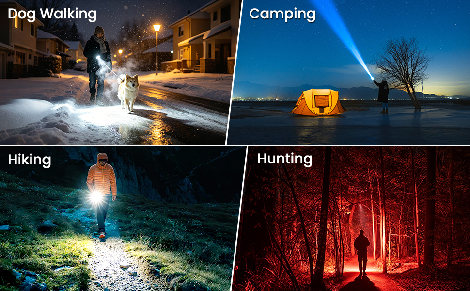 Rechargeable Spotlight Super Bright Handheld Flashlight Powered Large Searchlight Boating