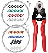weideer 73Pcs Bike Cable Cutter with Brake Cable Shifter Cable End Caps O-Rings Stainless Steel W...