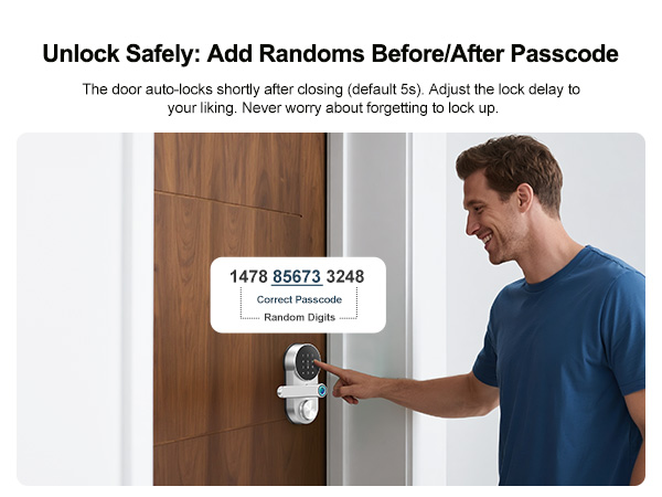 security tuya wifi door lock