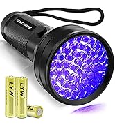 Black Light UV Flashlight,Vansky 2022 Upgraded 51 LED Blacklight Pet Urine Detector for Dog/Cat U...