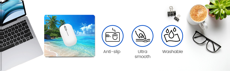 blue mouse pad