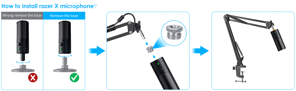 razer x mic stand
