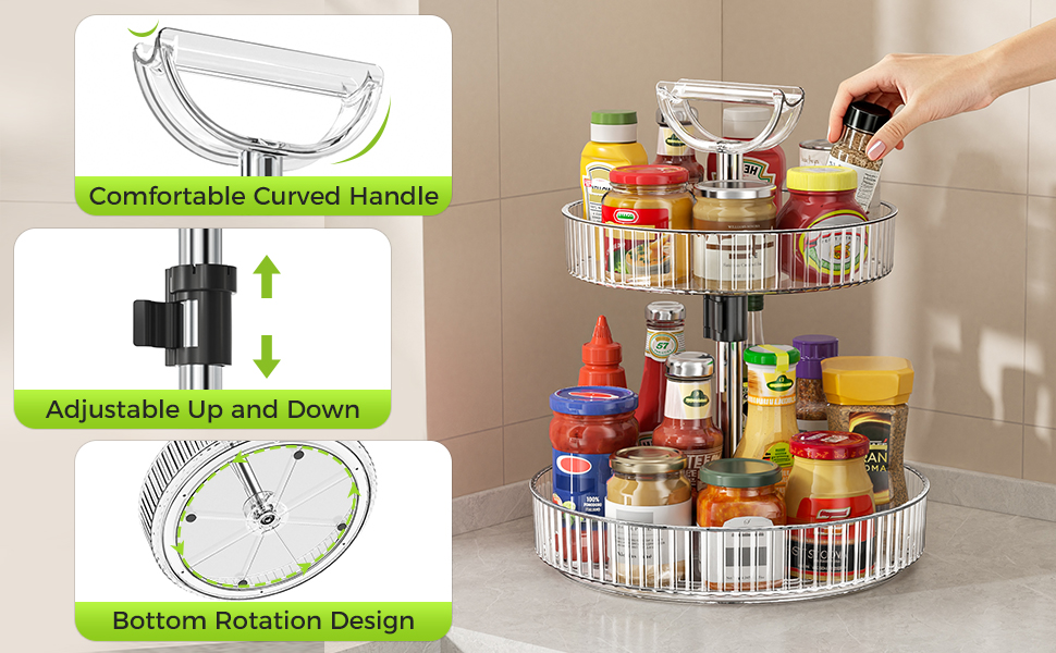 2 tier kitchen organizer