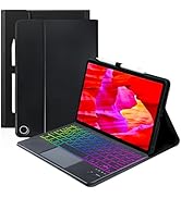 MePadKey Touchpad Keyboard Case for fire Max 11 11.0-inch 2023(13th Generation),Rainbow Ba...