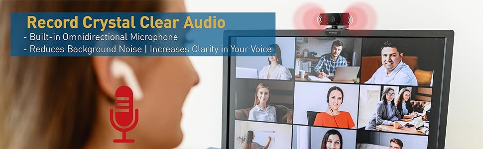 Full 1080P Webcam with Tripod