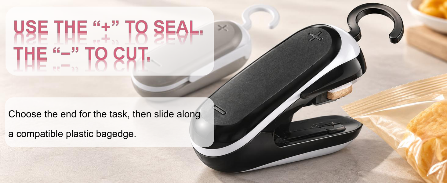 Mini Bag Sealer, 3 Packs Portable Heat Vacuum Sealers