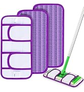 Reusable Mop Pads Compatible with Swiffer Sweeper Mops, Microfiber Floor Mop Pads Refills for Dry...