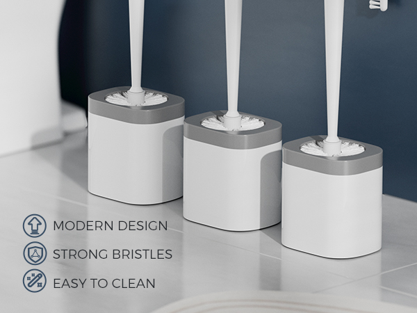 toilet brush and holder set