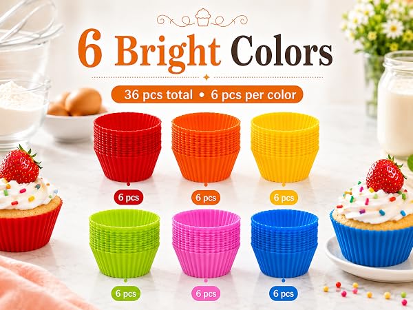 Silicone Cupcake Baking Cups