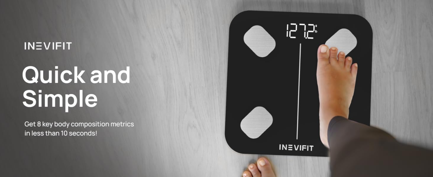 I-BF004 - Bluetooth Smart Body Fat Scale - Premium A+