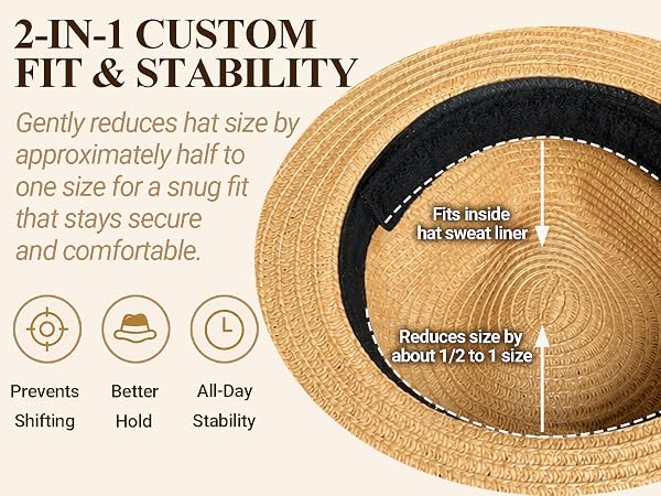 2-IN-1 CUSTOM FIT &amp;amp; STABILITY