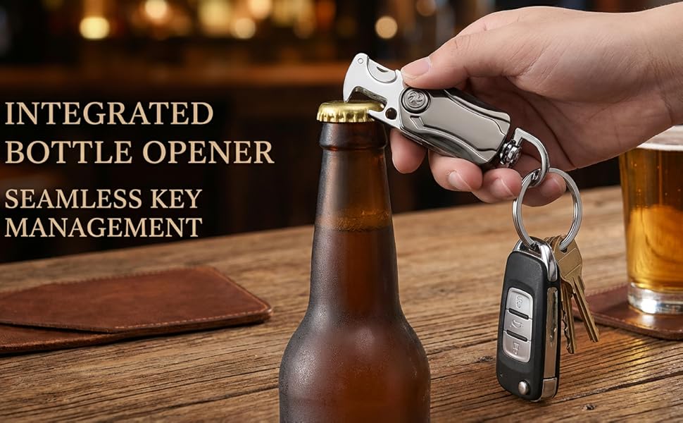 Integrated Bottle Opener &amp;amp; Key Management