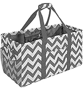 Acnusik Extra Large Utility Tote Bag for Women with Pockets,Canvas Collapsible Tote Bags
