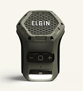Elgin Thumper Wearable Bluetooth Speaker, Lightweight Weather-Resistant Clip-On Design with Integ...