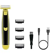 Beard Trimmer and Shavers for Men, Wet and Dry Full Body Shaver with 4 Combs, Rechargeable Mens E...