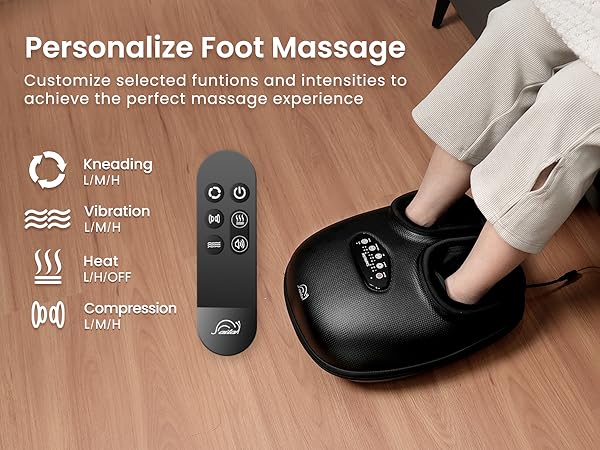 foot massager with remote