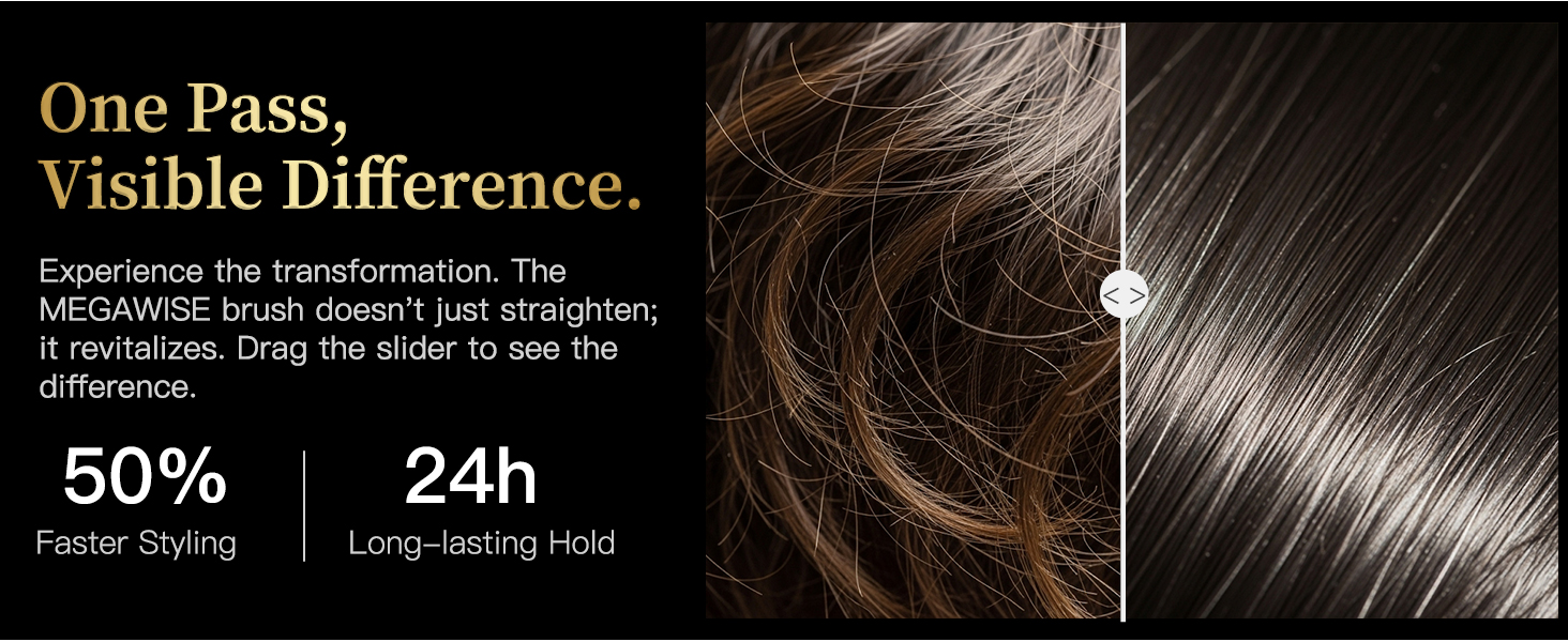 Hair Straightener Ceramic Brush