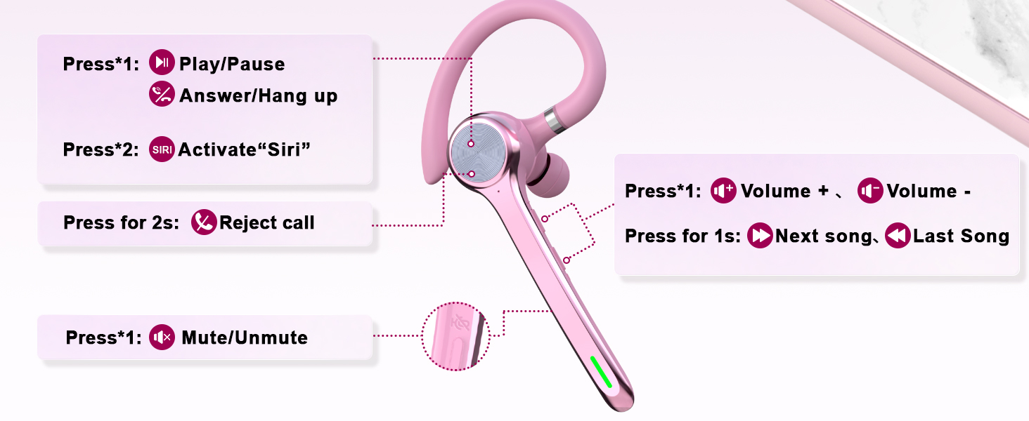 bluetooth headset bluetooth earpiece
